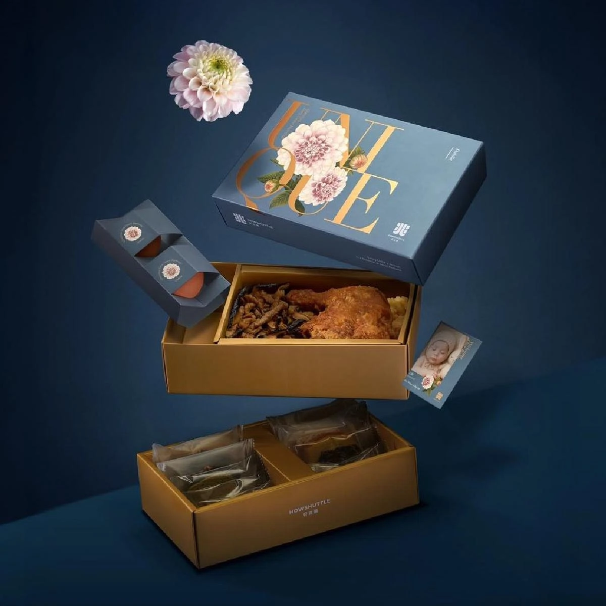 花漾‧大理花禮盒 雙層