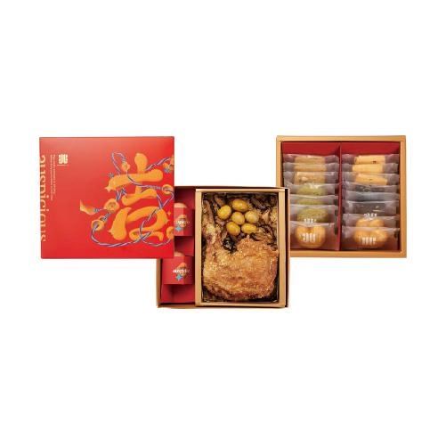 吉兆禮盒 雙層(12/16兩)-GL0112C