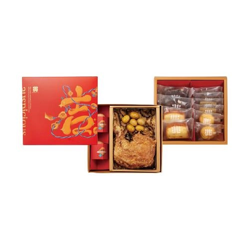 吉兆禮盒 雙層(12/16兩)-GL0112D
