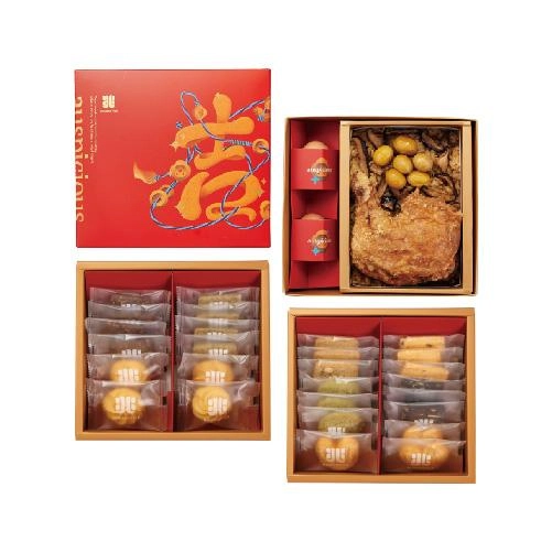 吉兆禮盒 三層(12/16兩)-GL0312R