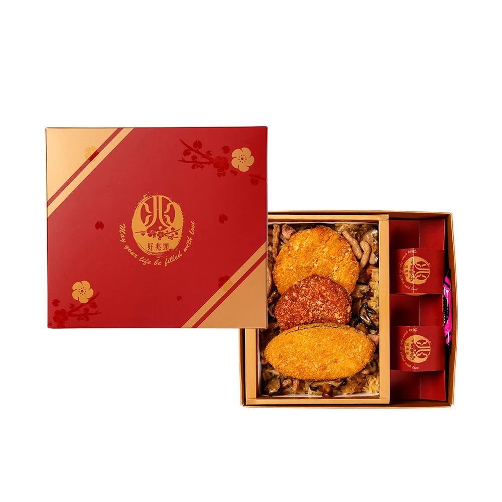 經典素-單層-油飯素三寶禮盒 經典素-單層-油飯素三寶禮盒